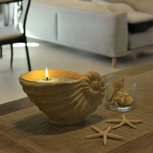 【夏限定】Shell Blue × 選べるカラー|LUEUR 2色セットキャンドル