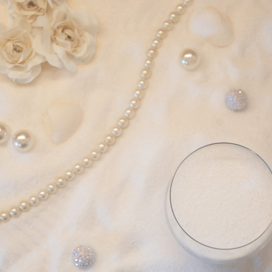 Pearl White パールホワイト|LUEURキャンドル 単色×2個セット