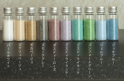 【クリスマス限定】2色セット パールホワイト×ライラック (150g×2色)+容器(8x8x8cm四角)