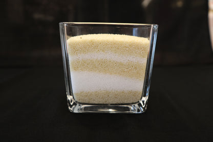 【クリスマス限定】2色セット パールホワイト×ヌード (150g×2色)+容器(8×8×8cm四角)